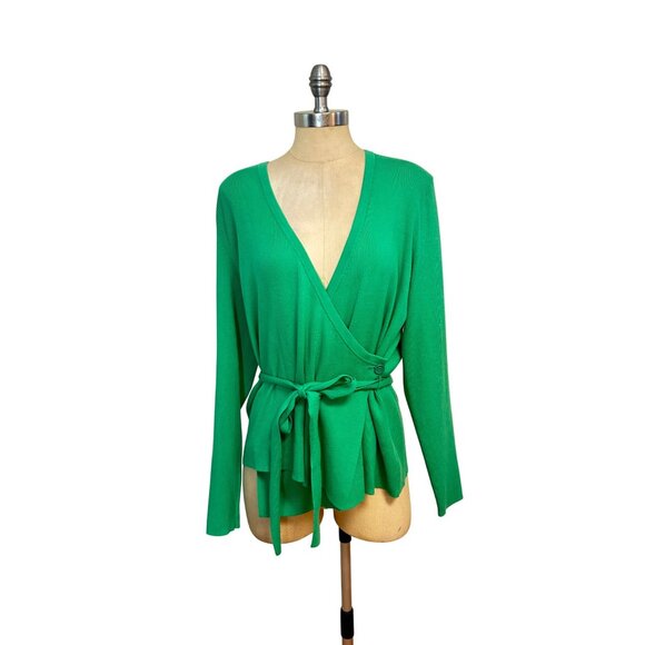 Cabi New NWT Cocktail Cardigan #6244 Green Size Large NWT $137 - Picture 5 of 8